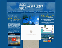 Tablet Screenshot of coolbreezecarrental.com